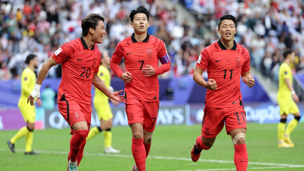 In a 3-3 draw with Malaysia, South Korea advances to the round of 16 ...