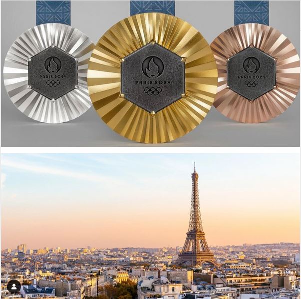 Olympic and Paralympic medals for Paris 2024 revealed sportzlanka