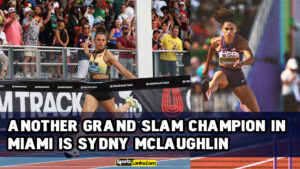 Sydney McLaughlin wins in Miami